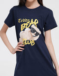 Nevada Bear Print Midi Dress Anak Perempuan
