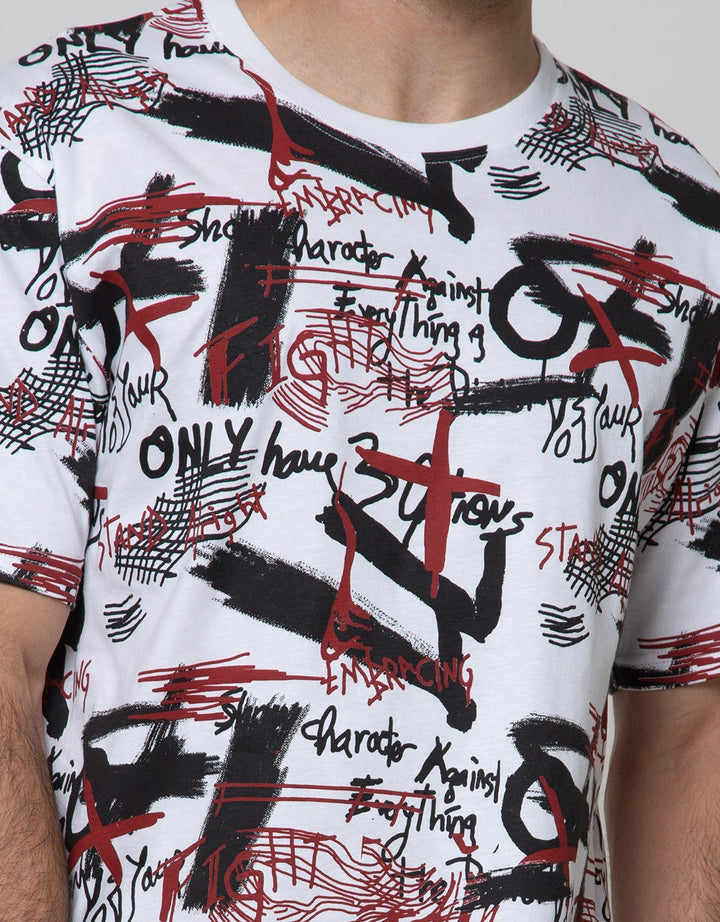 American Jeans Short Sleeve T-Shirt Tee Fullprint Only