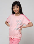 Nevada Short Sleeve T-Shirt Karet Bawah Glitter