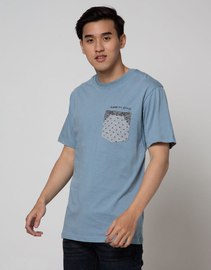 American Jeans Short Sleeve T-Shirt Pocket Parsley