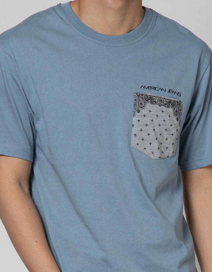American Jeans Short Sleeve T-Shirt Pocket Parsley
