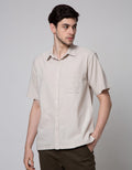 Scotch Plain Linen Kemeja Pria