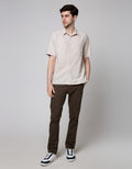Scotch Plain Linen Kemeja Pria