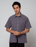 Scotch Kemeja Linen Pendek Pria