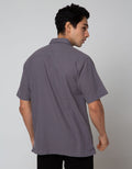 Scotch Kemeja Linen Pendek Pria