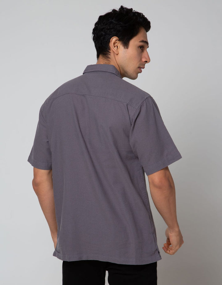 Scotch Kemeja Linen Pendek Pria