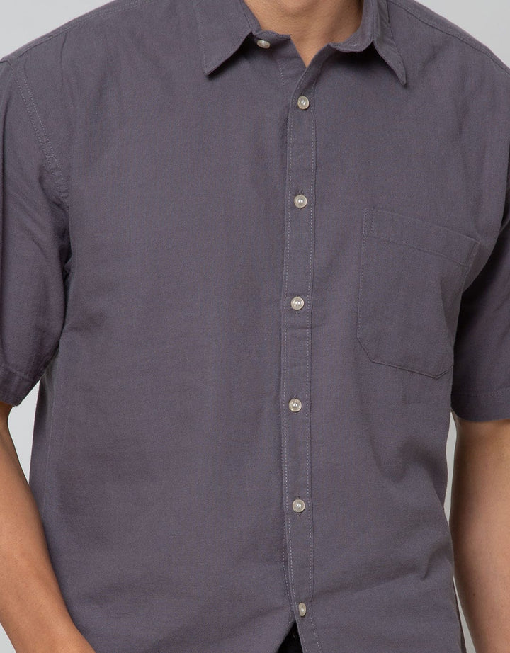 Scotch Kemeja Linen Pendek Pria
