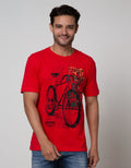 Cardinal Jeans Bike Short Sleeve T-Shirt