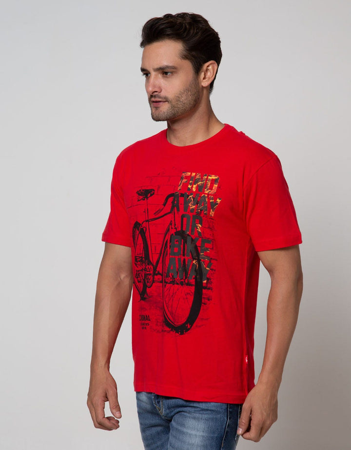 Cardinal Jeans Bike Short Sleeve T-Shirt