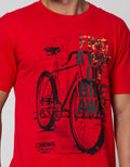 Cardinal Jeans Bike Short Sleeve T-Shirt