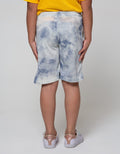Little M Short Pants Knit Karet Print Tiedye
