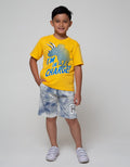 Little M Short Pants Knit Karet Print Tiedye