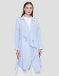 Cardinal Girl Asymmetric Cardigan Wanita