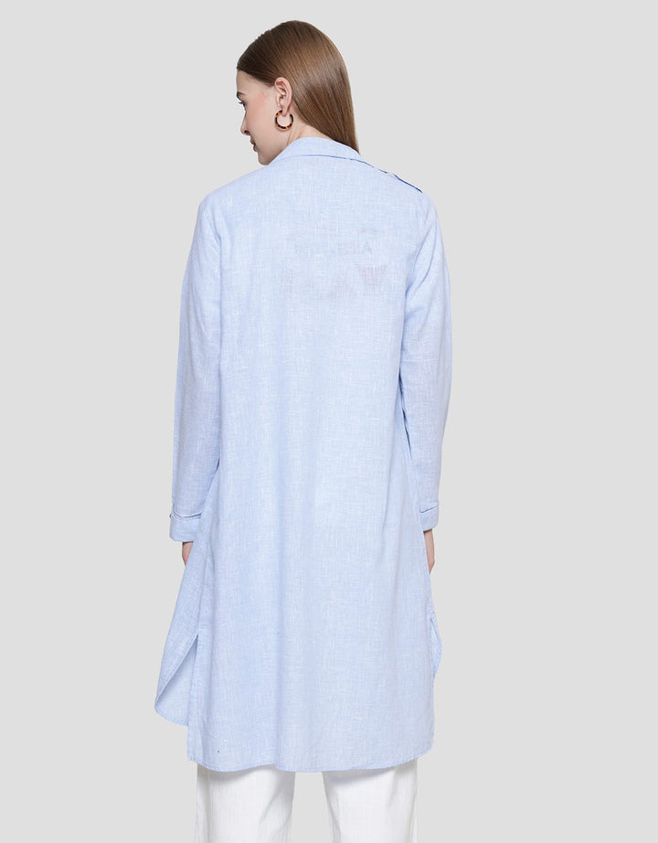 Cardinal Girl Asymmetric Cardigan Wanita