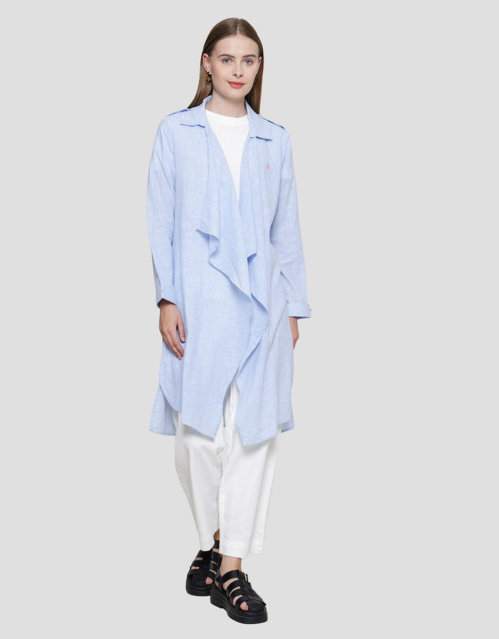 Cardinal Girl Asymmetric Cardigan Wanita