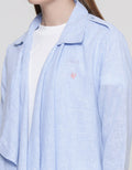 Cardinal Girl Asymmetric Cardigan Wanita