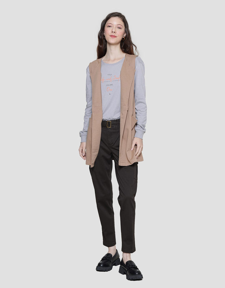 Cardinal Girl Open Front Rompi Wanita