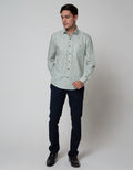 Cole Long Sleeve Shirt Print Slim