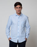Cole Long Sleeve Shirt Print Slim