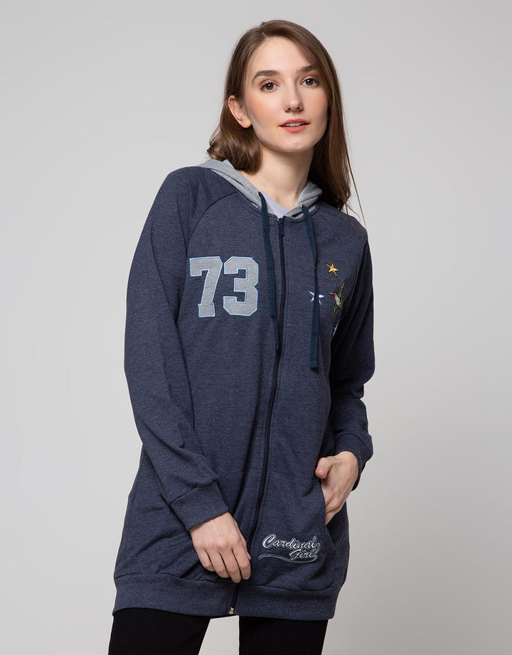 Cardinal Girl Sweater Casual Wanita