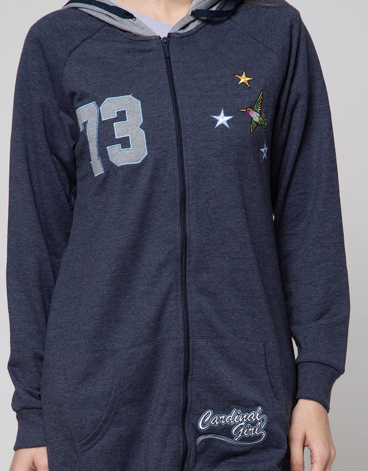 Cardinal Girl Sweater Casual Wanita