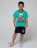 Little M Top Bottom Set Reg Say Cheese