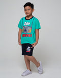 Little M Top Bottom Set Reg Say Cheese