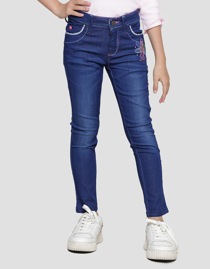 Cardinal Kids Girl Denim Long Pants for Girls
