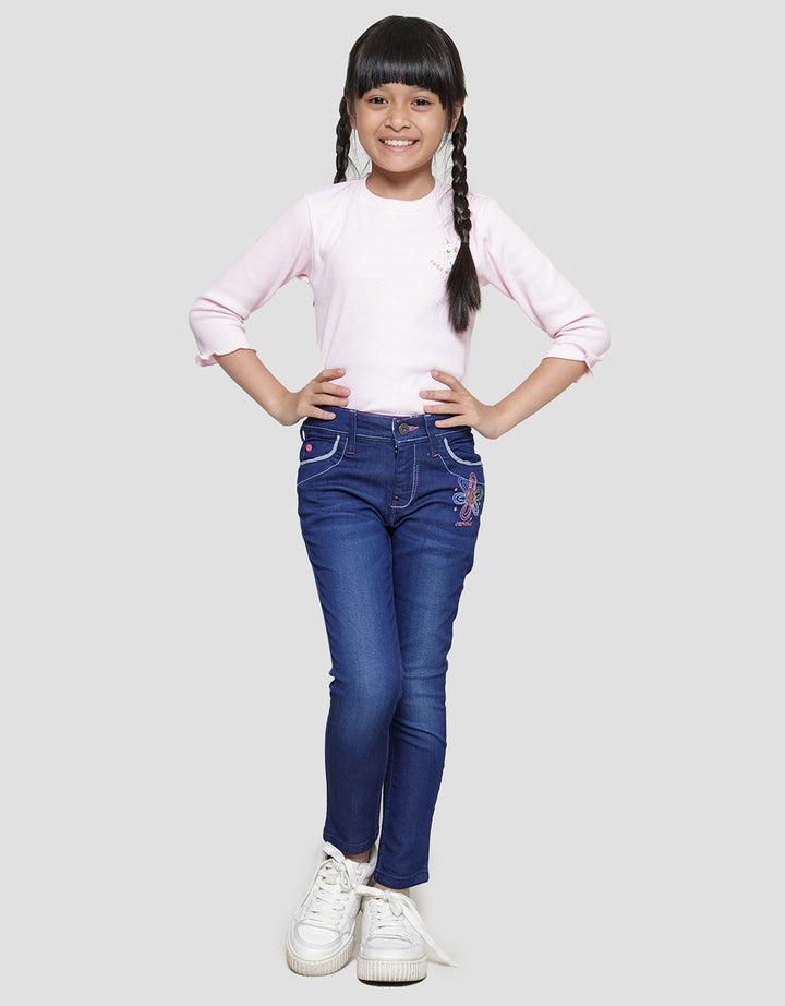 Cardinal Kids Girl Denim Long Pants for Girls