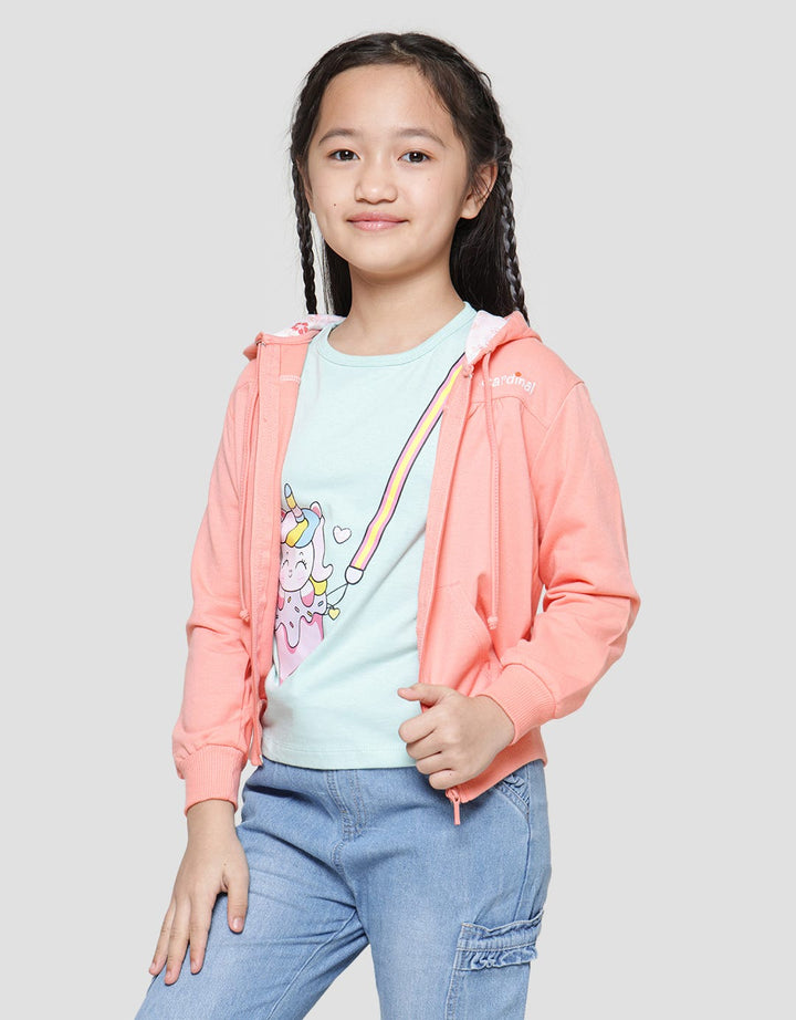 Cardinal Kids Girl Logo Side Jaket Anak Perempuan