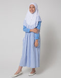 Cardinal Kids Girl Dress Muslim Children Girls Print Stripes