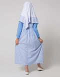 Cardinal Kids Girl Dress Muslim Children Girls Print Stripes