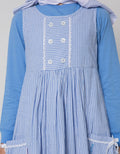 Cardinal Kids Girl Dress Muslim Children Girls Print Stripes