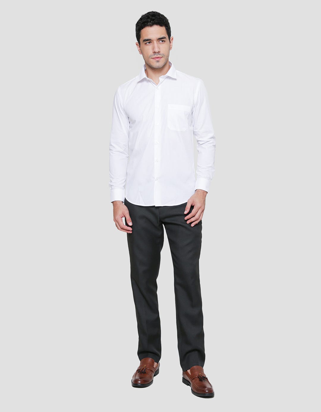 Cardinal Kemeja Plain Formal Pria