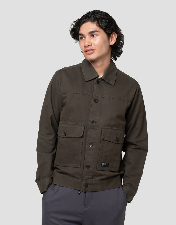 Cardinal Casual Big Pocket Jaket Pria