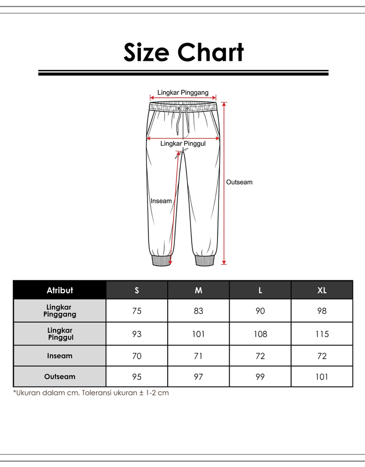Cardinal Casual Celana Jogger Pria