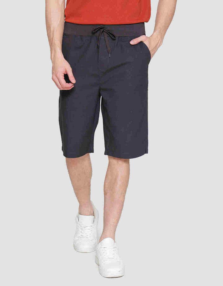 Nevada Rib Bottom Print Herringbone Celana Pendek Pria