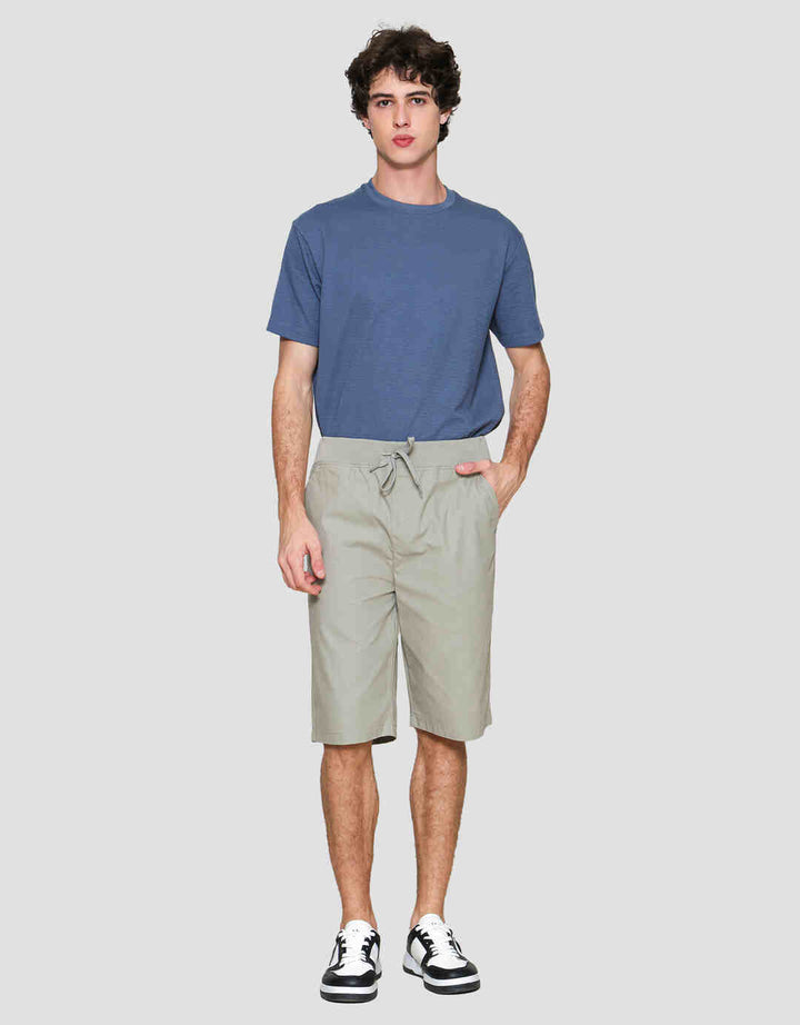 Nevada Rib Bottom Print Herringbone Celana Pendek Pria