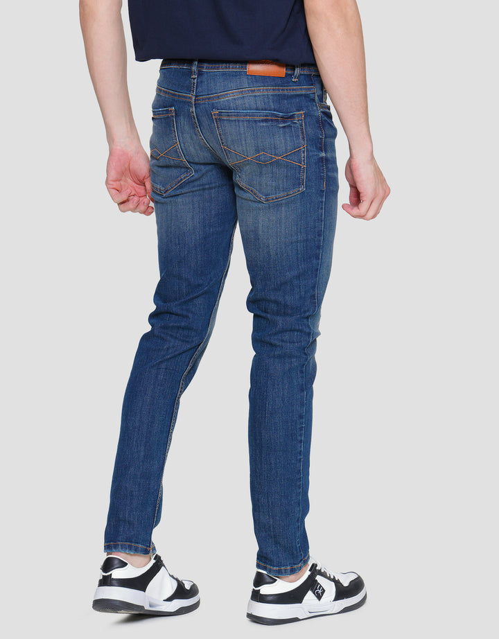 Nevada Ripped Slim Denim Celana Pria