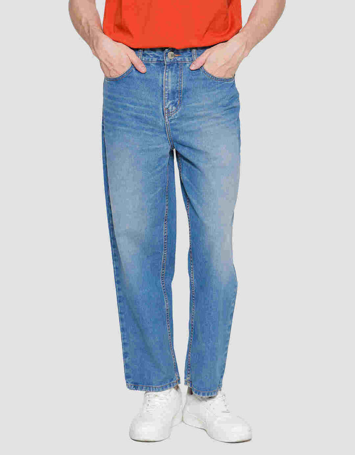 Nevada Denim Loose Fit Celana Panjang Pria