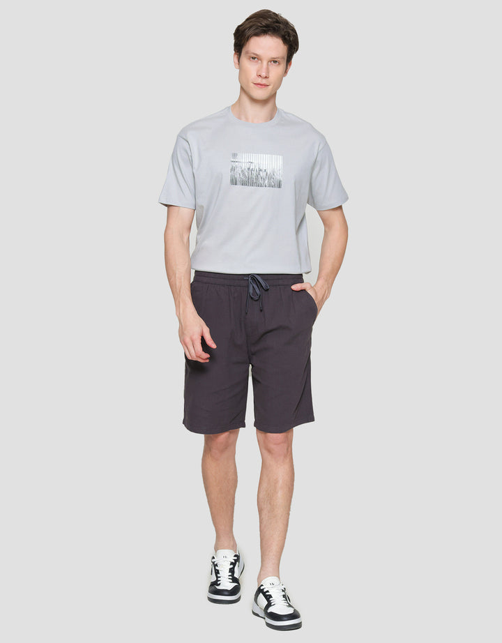 Nevada Linen Texture Basic Celana Pendek Pria