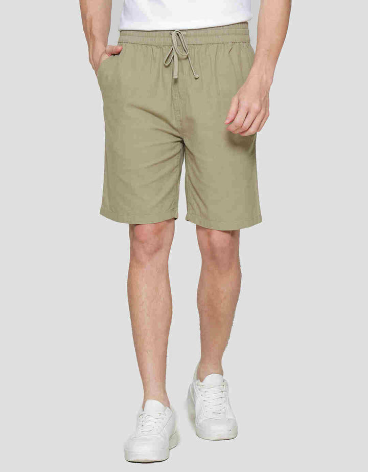 Nevada Linen Texture Basic Celana Pendek Pria