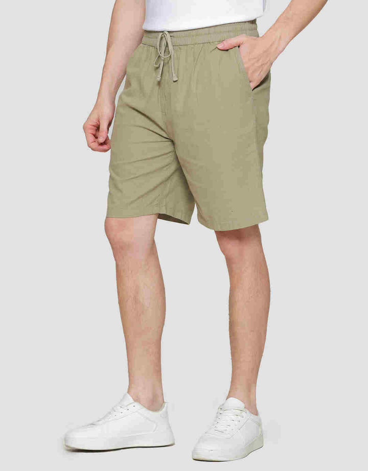 Nevada Linen Texture Basic Celana Pendek Pria