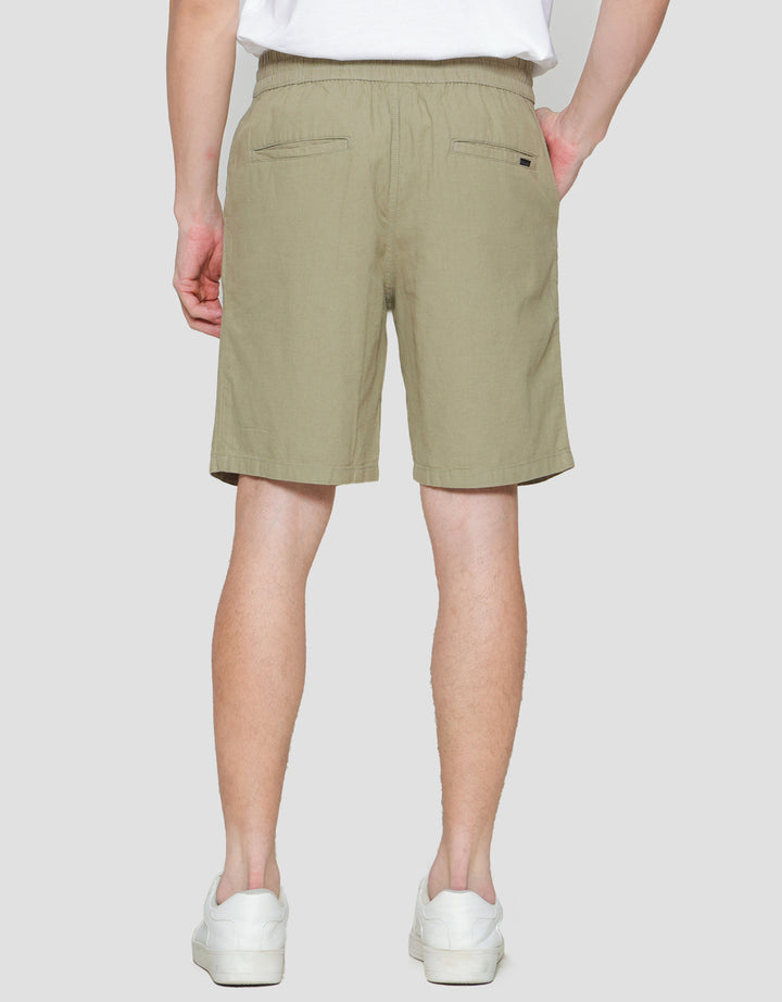 Nevada Linen Texture Basic Celana Pendek Pria