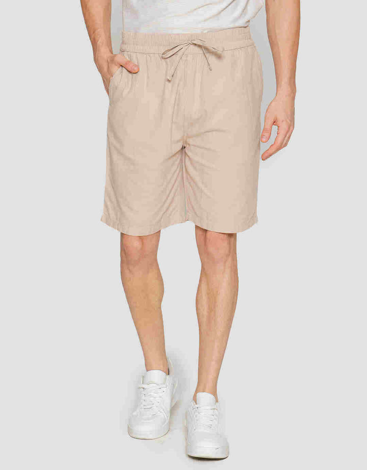 Nevada Linen Texture Basic Celana Pendek Pria