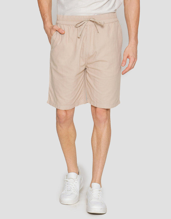 Nevada Linen Texture Basic Celana Pendek Pria