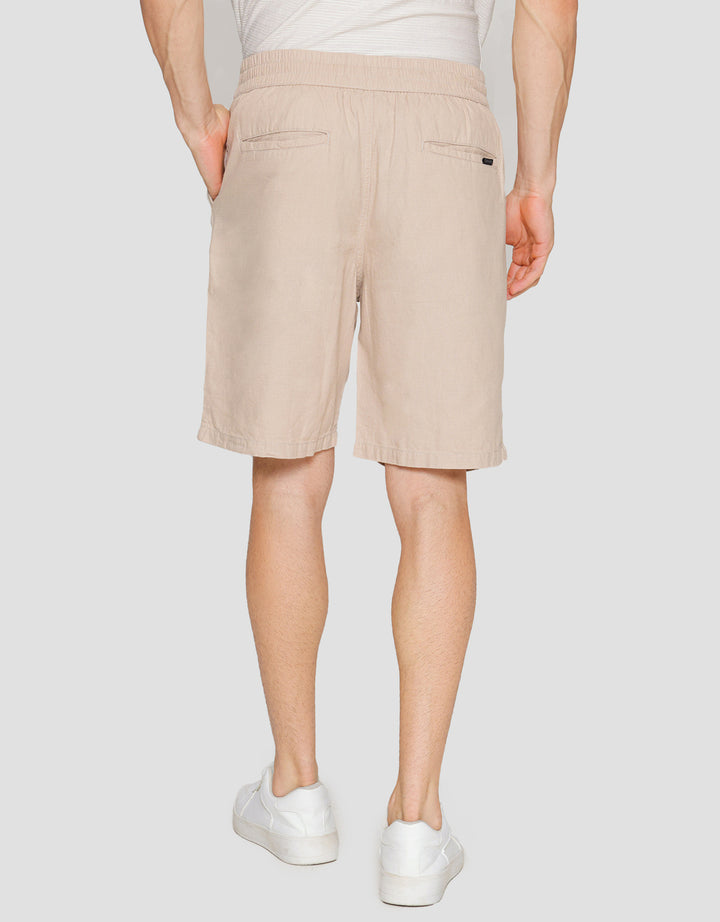 Nevada Linen Texture Basic Celana Pendek Pria