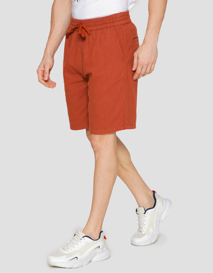 Nevada Linen Texture Basic Celana Pendek Pria