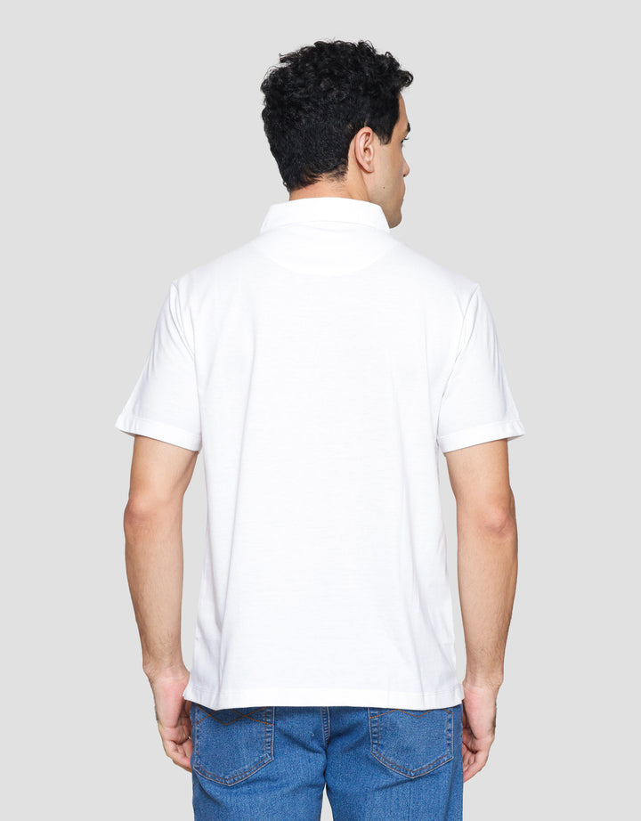 Cole Stripes Cut&Sewn Kaos Polo Pria