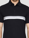 Cole Stripes Cut&Sewn Kaos Polo Pria